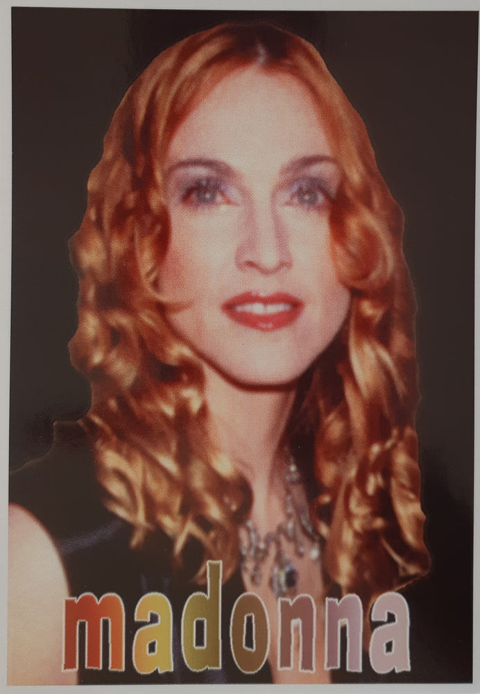 Madonna Colour Madonna Postcard
