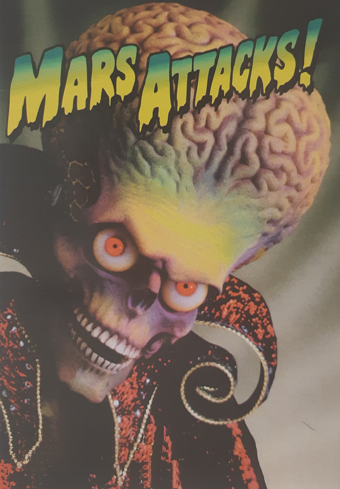 Mars Attacks! Colour Postcard