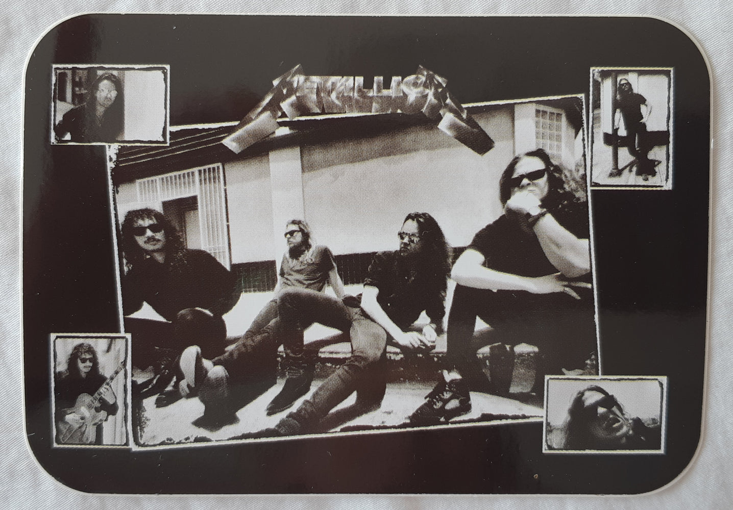 Metallica Black & White Group Large Vinyl Sticker