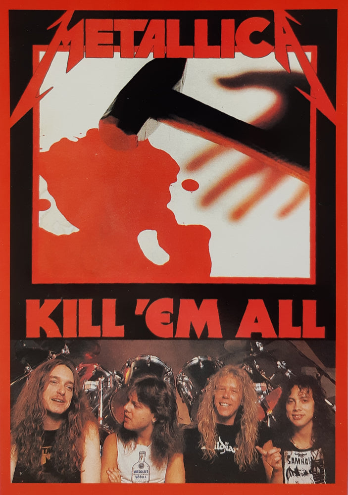 Metallica Kill 'Em All Postcard