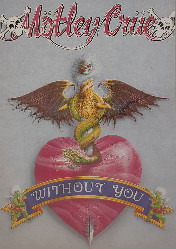 Motley Crue Without You Postcard