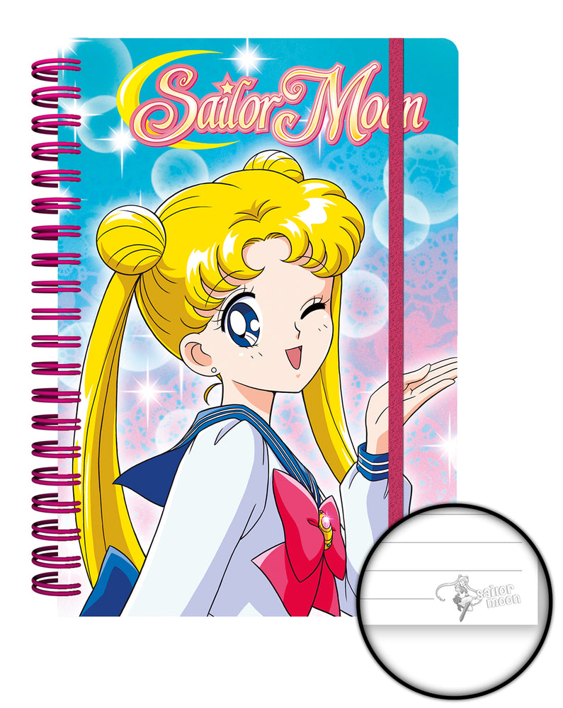 Sailor Moon Elasticated A5 Wiro Notebook