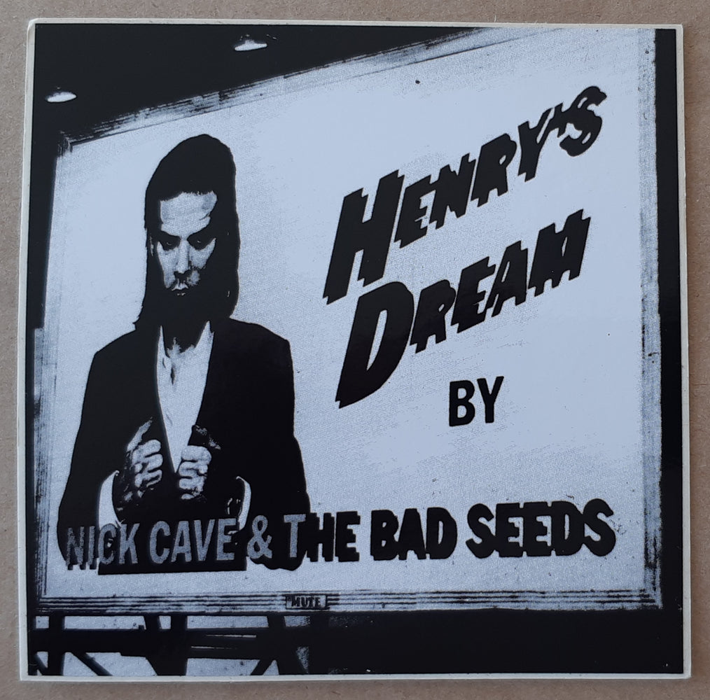 Nick Cave Henry's Dream 10cm Square Vinyl Sticker