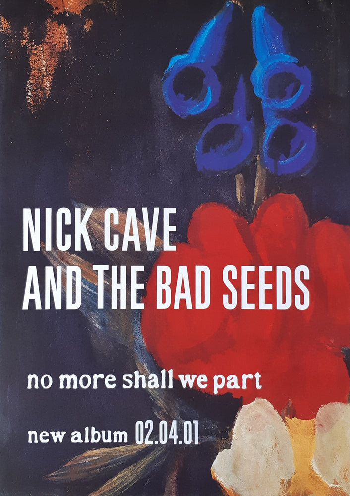 Nick Cave No More Shall We Part New Album 02:04:01 UK Promo Poster Blockmount