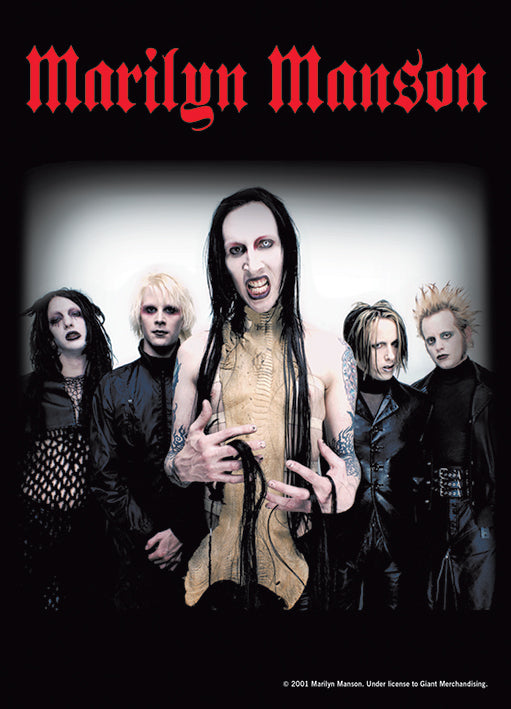 Marilyn Manson Group Postcard