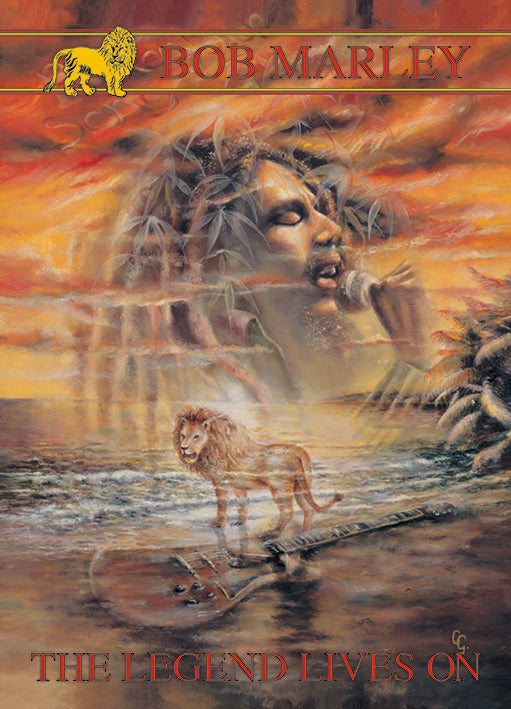 Bob Marley The Legend Lives On Postcard