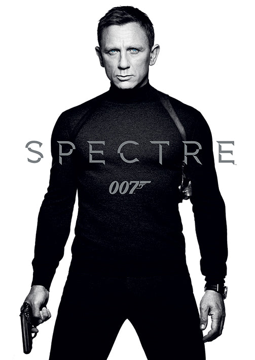 James Bond Spectre B&W Teaser Postcard