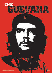 Che Guevara Red Postcard