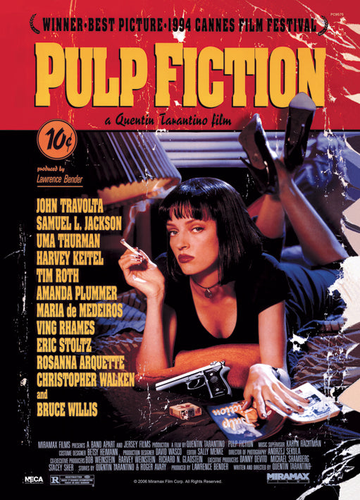 Pulp Fiction Film Score Postcard