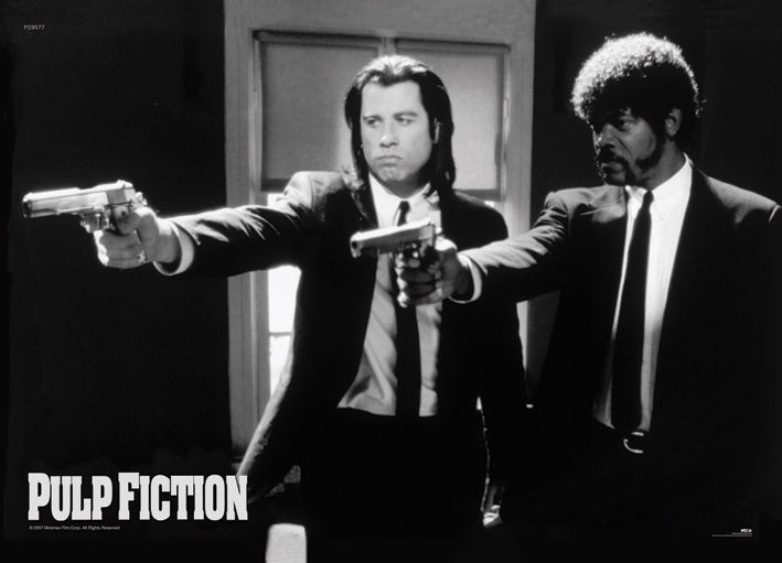 Pulp Fiction Guns Postcard