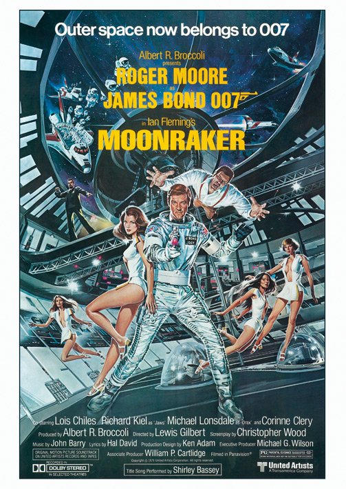 James Bond Moonraker Postcard