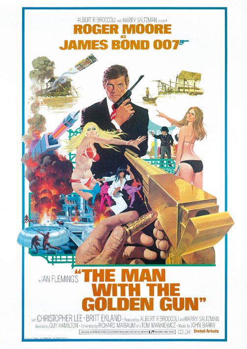 James Bond The Man With The Golden Gun Postcard