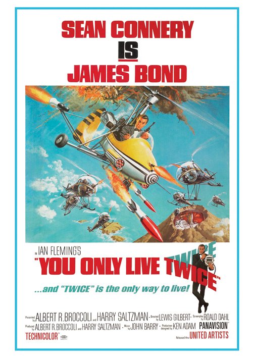 James Bond You Only Live Twice Postcard