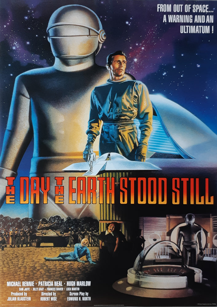 The Day The Earth Stood Still Film Score Maxi Poster Blockmount