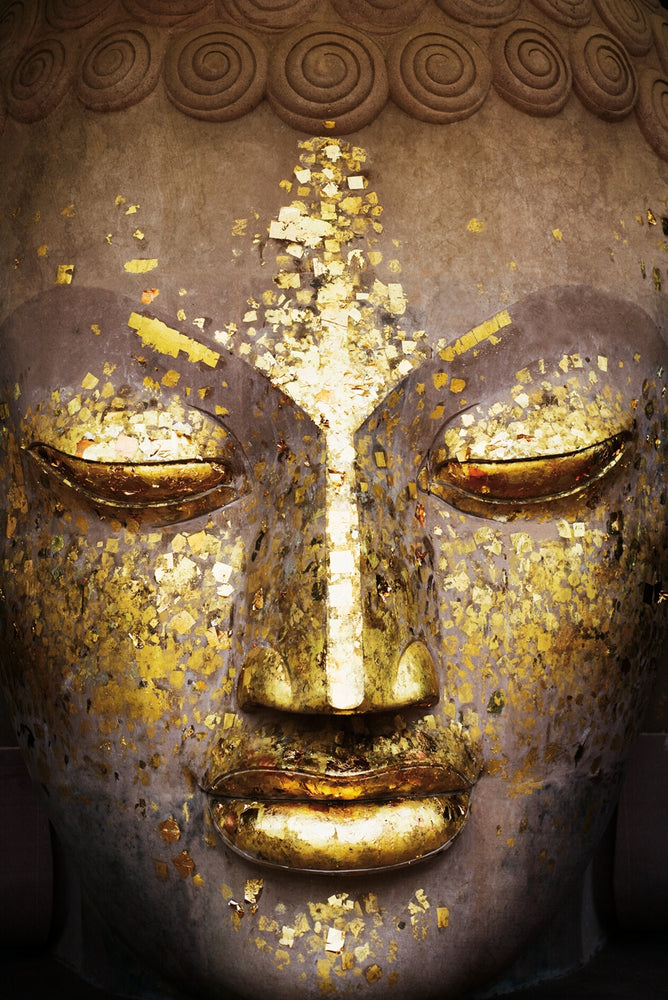 Buddah Golden Face Maxi Poster