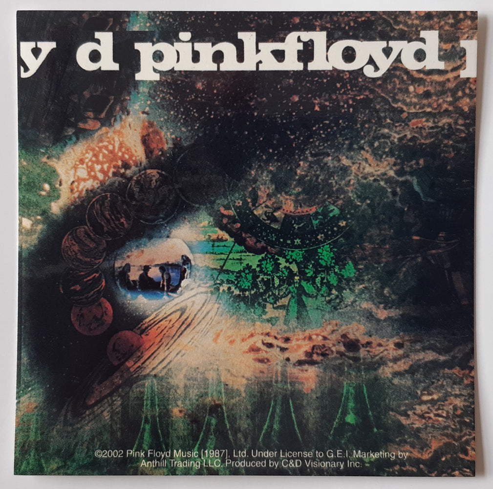 Pink Floyd A Saucerful Of Secrets LP Cover 10cm Square Vinyl Sticker