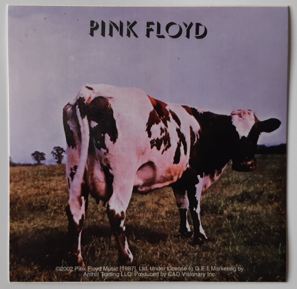 Pink Floyd Atom Heart Mother LP Cover 10cm Square Vinyl Sticker