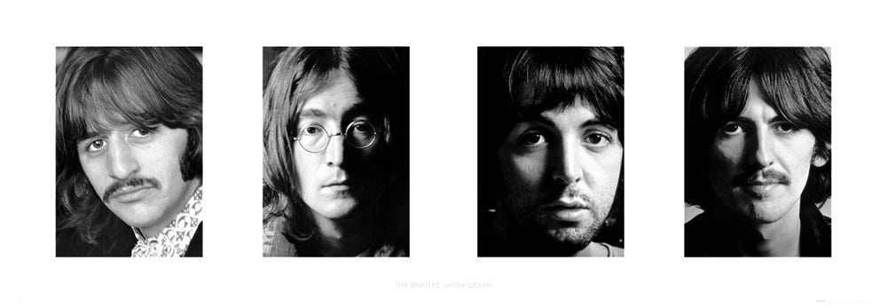 The Beatles White Album Group Photos 33x95cm Art Print