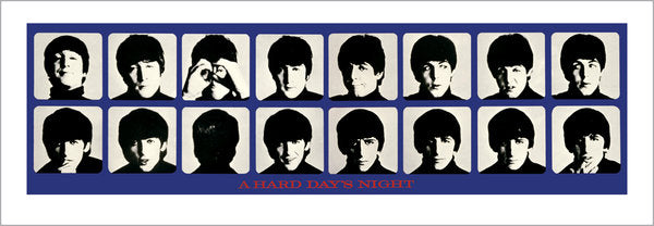 The Beatles A Hard Day's Night Montage 33x95cm Art Print