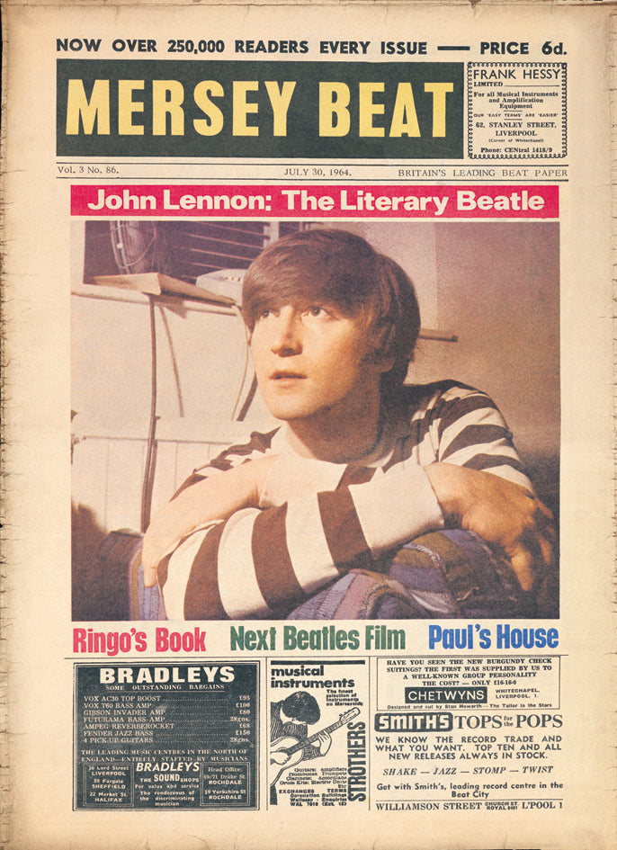 Mersey Beat Vintage John Lennon Cover Maxi Poster