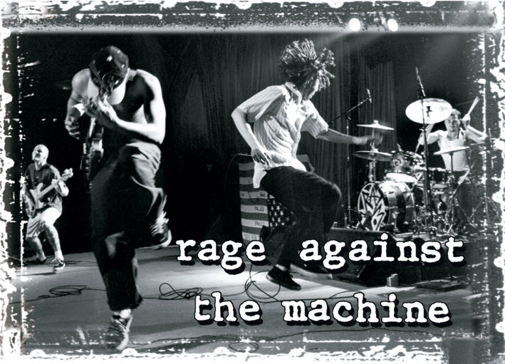 Rage Against The Machine Live On Stage Maxi Poster Blockmount