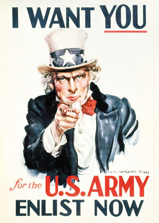 I Want You For The U.S. Army Enlist Now Maxi Poster
