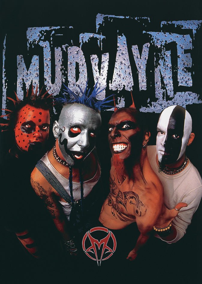 Mudvayne Colour Group Photo Rare Vintage Maxi Poster Blockmount
