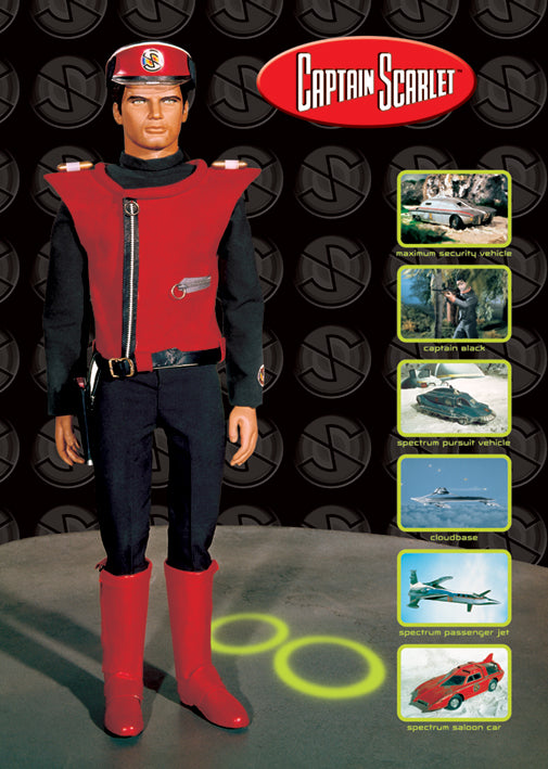 Captain Scarlet Vintage Maxi Poster