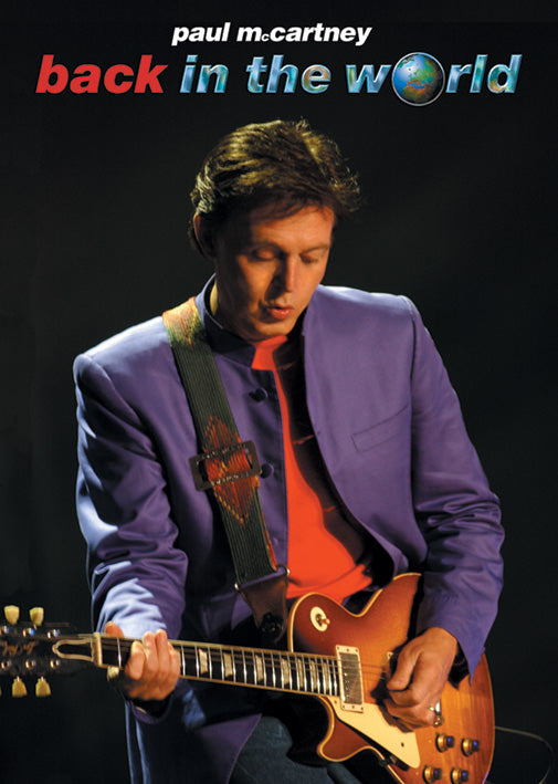 Paul McCartney Back In The World Tour 2003 Maxi Poster Blockmount