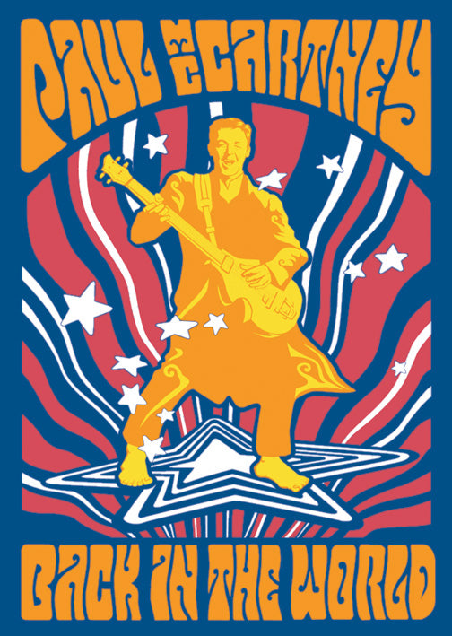 Paul McCartney Back In The World Tour 2003 Fillmore Maxi Poster
