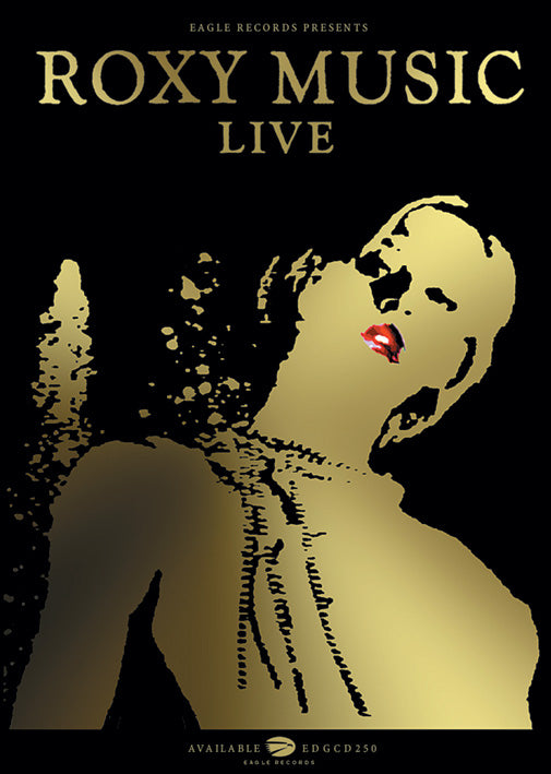 Roxy Music Live Album Poster