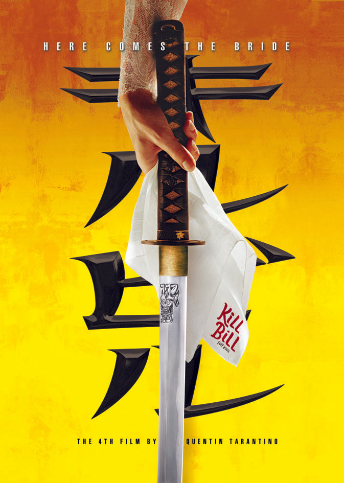 Kill Bill Tarantino Movie Teaser Maxi Poster Blockmount