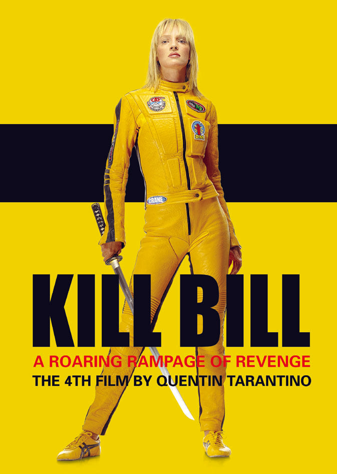 Kill Bill Uma Thurman Yellow Leathers 100x140cm Giant Poster