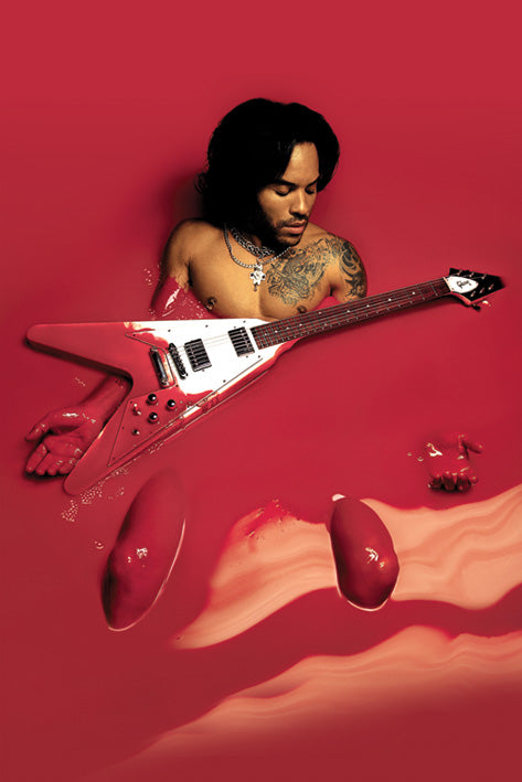 Lenny Kravitz Red Poster
