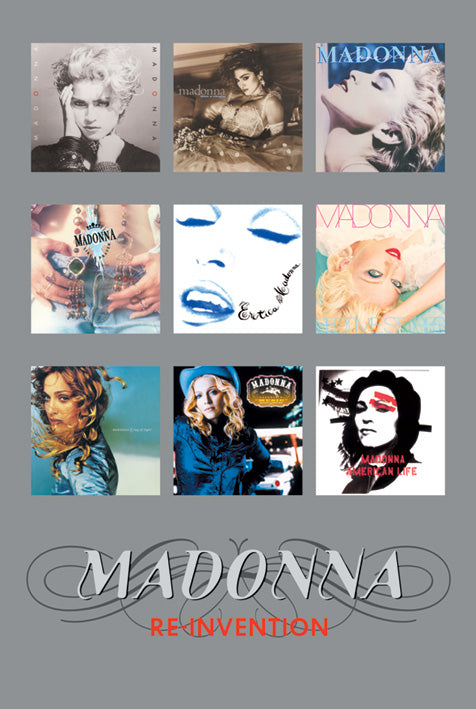 Madonna Re-Invention Album Covers Maxi Poster