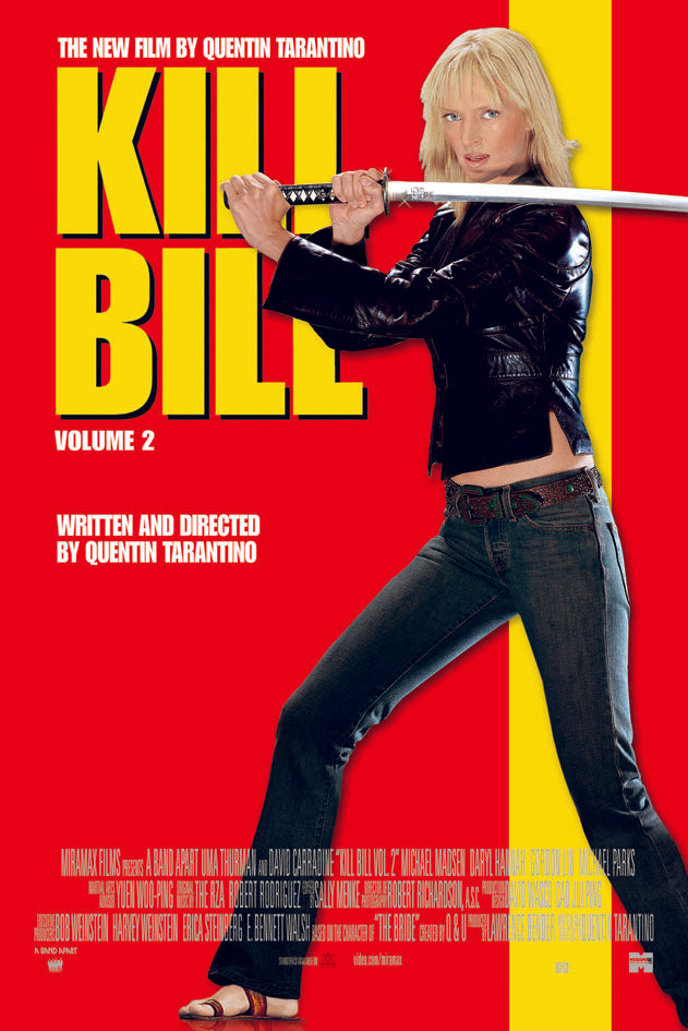 Kill Bill Vol 2 Red DVD Cover Maxi Poster