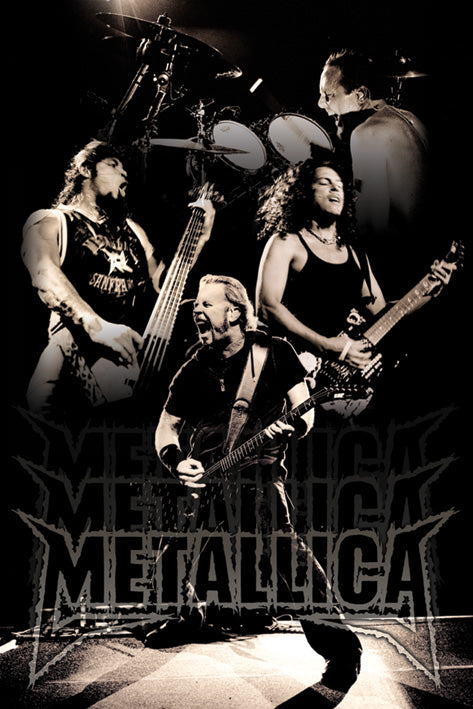 Metallica Live 2004 Montage Maxi Poster