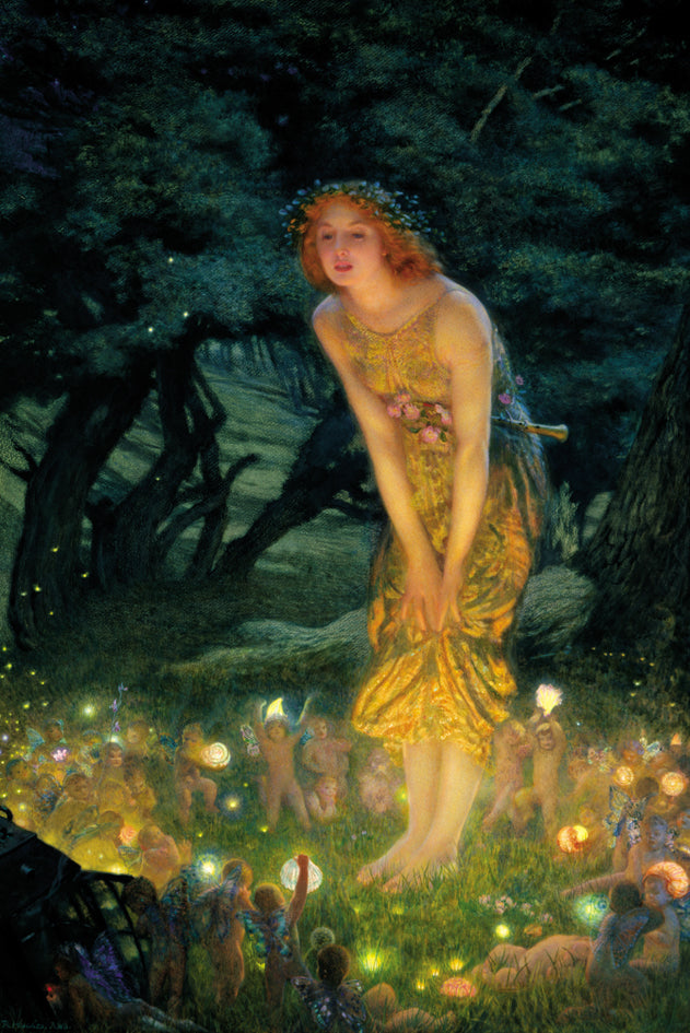 Midsummer Eve Fairies by Hughes