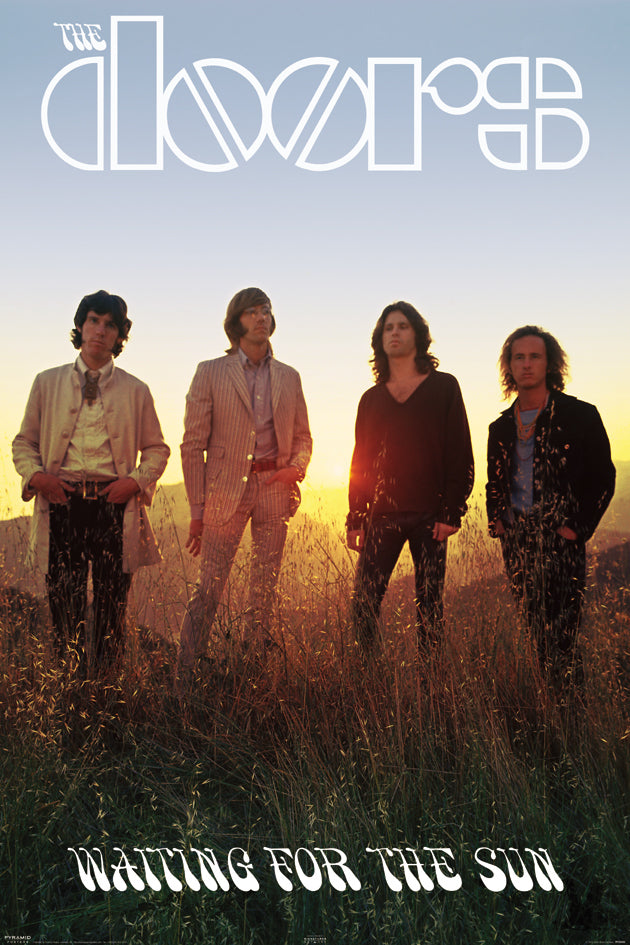 The Doors Waiting For The Sun Maxi Poster Blockmount