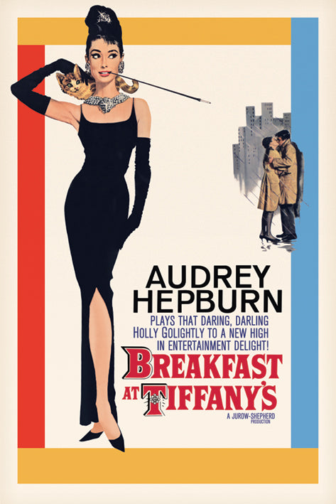 Audrey Hepburn Breakfast At Tiffanys Film One Sheet Maxi Poster