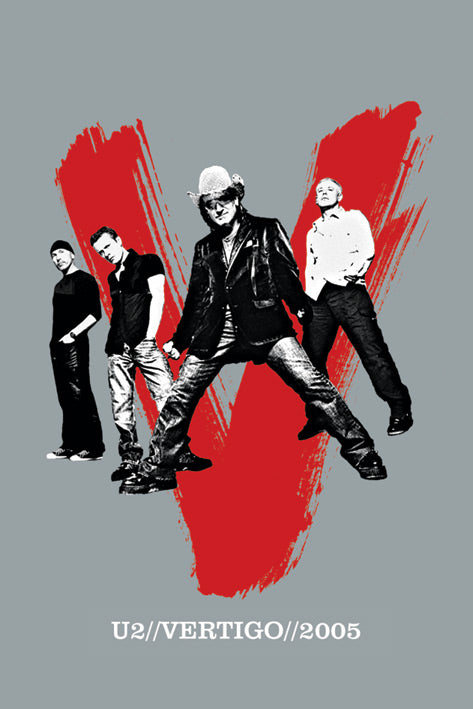 U2 Vertigo Group Photo Maxi Poster