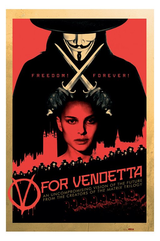 V For Vendetta Red Maxi Poster