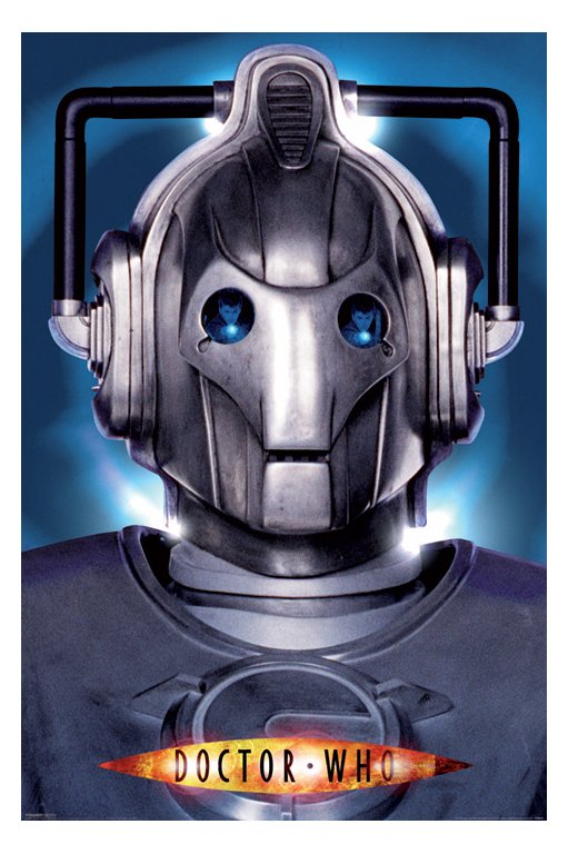 Doctor Who Cyberman Face Maxi Poster