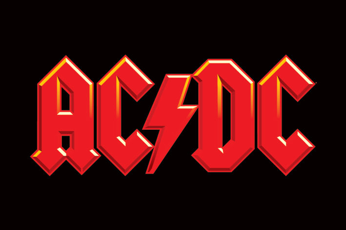 AC/DC Colour Logo Maxi Poster