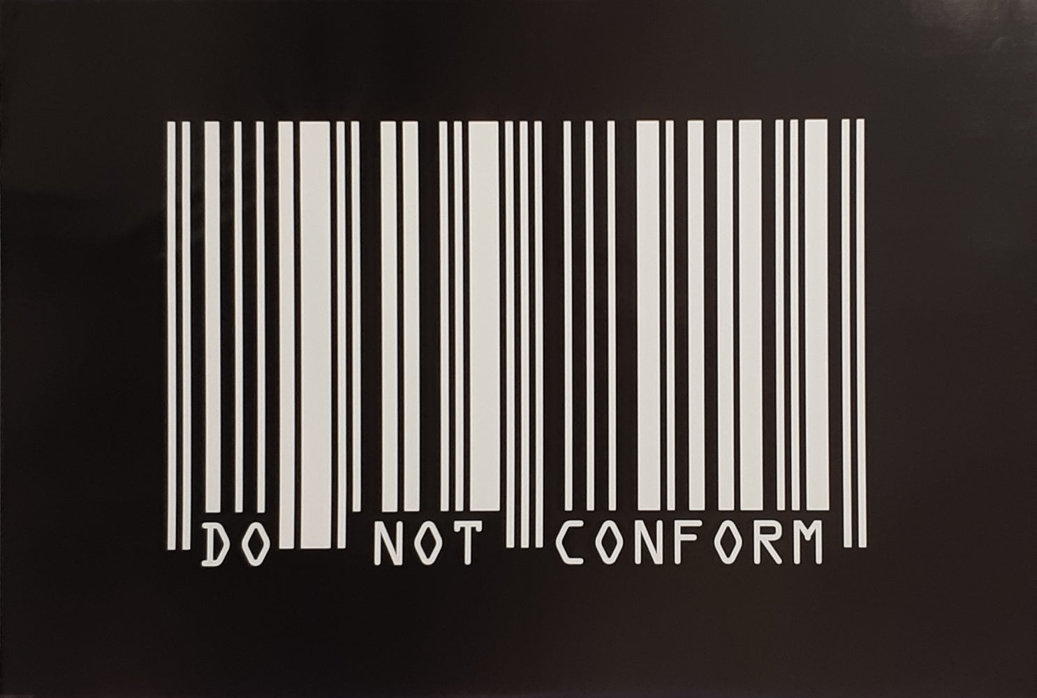 Do Not Conform Barcode Maxi Poster