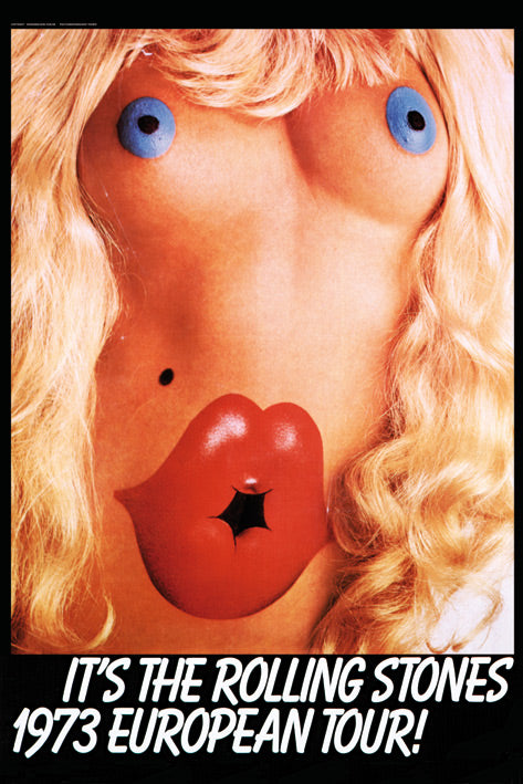 The Rolling Stones European Tour 1973 Maxi Poster