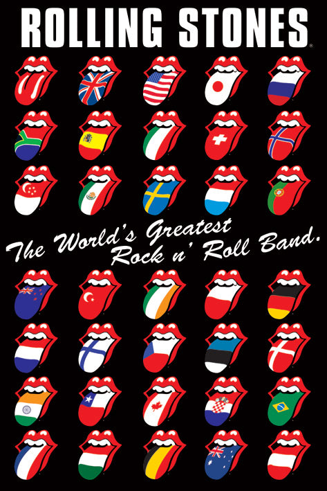 The Rolling Stones International Tongues Maxi Poster