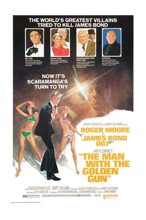 James Bond The Man With The Golden Gun Maxi Poster