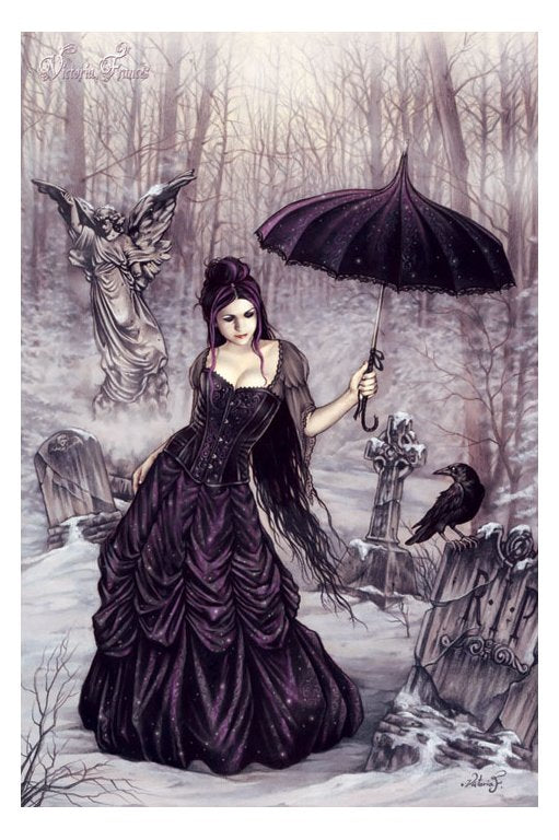 Victoria Frances Parasol Girl Maxi Poster
