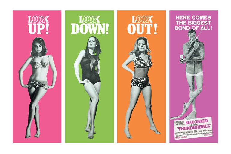 James Bond Thunderball Maxi Poster